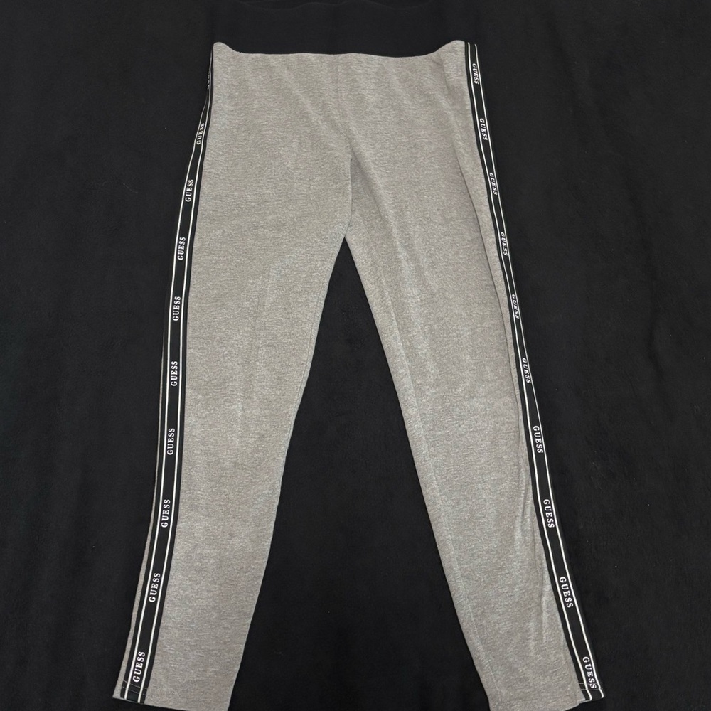 Guess Gray Leggings with Logo Detail